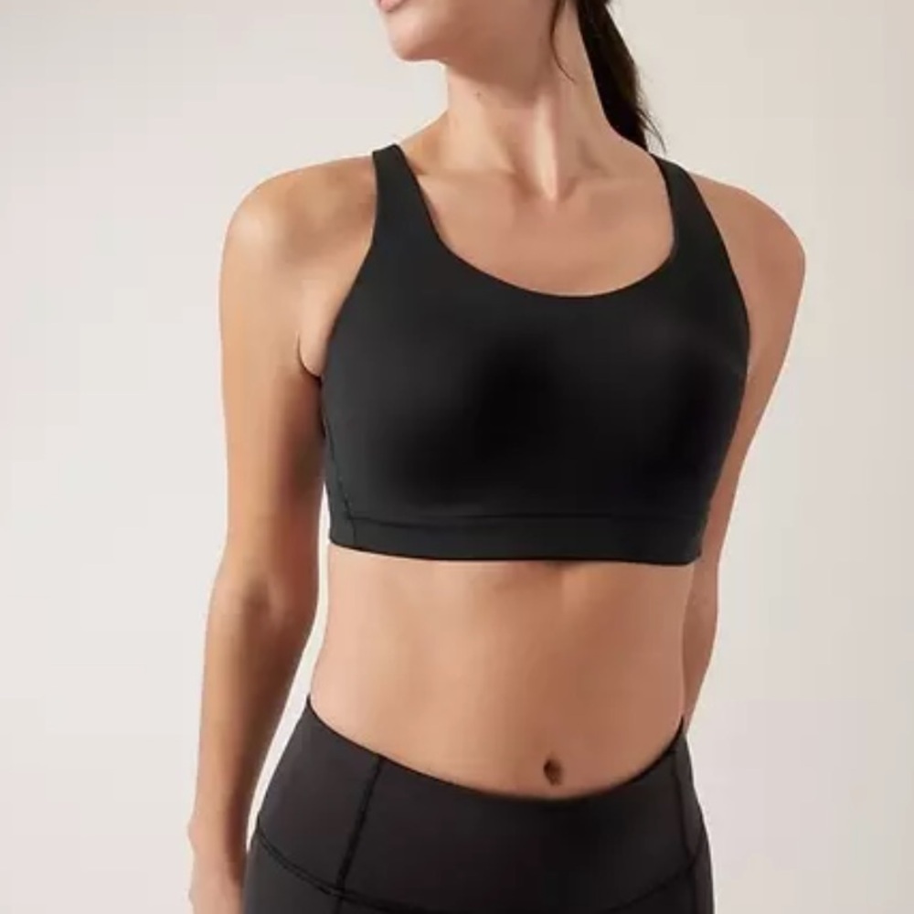 Athleta Women’s Advance Bra Black Size 36DD Racerback